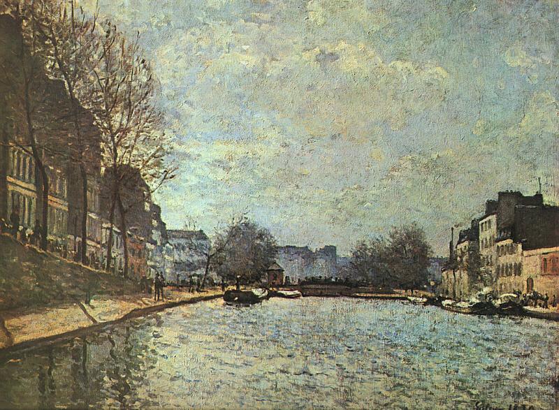 Alfred Sisley The St.Martin Canal Germany oil painting art